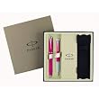 Parker Urban Fashion: Parure Stylo Plume Laque Fashion Pink CT, Plume Acier de Taille Moyenne + Stylo Bille Laque Fashion Pink CT, M�canisme � Twist + Etui, Livr� en Coffret Cadeau