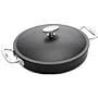 Lodge Signature Seasoned Cast-Iron Covered Casserole with Stainless-Steel Handles