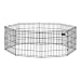Midwest Black E-Coat Exercise Pen, 24 Inches by 24 Inches