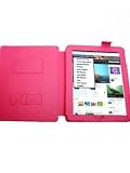 Kickstand Flip Leather Carrying Case Cover/Folio With Built-in Stand for Apple iPad 3G tablet / Wifi model 16GB, 32GB, 64GB (Pink)