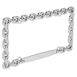 Bell Automotive 22-1-46009-8 Chrome Mega-Metal Chain License Plate Frame by Bell