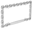 Bell High Quality Mega-Metal Chain Chrome License Plate Frame
