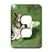 Dogs German Shepherd - German Shepherd - Light Switch Covers - 2 plug outlet cover