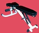 Flat, Incline, & Decline Bench w/ Wheels