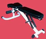 Flat, Incline, & Decline Bench w/ Wheels