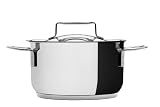 Review iittala AS4400301 / iittala All Steel 3-Quart Pot with Two Handles and Lid