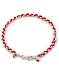 Kabbalah Bracelet in Sterling Silver - 6.5 inches by Love & Lucky
