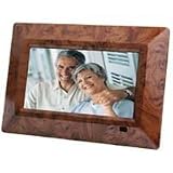 Impecca DFM-920 9 3-in-1 Digital Photo Frame with 16:9 Aspect Ratio, Built in Speakers, Wood