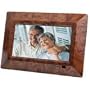 Impecca DFM-920 9" 3-in-1 Digital Photo Frame with 16:9 Aspect Ratio, Built in Speakers, Wood