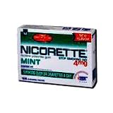 Nicorette Nicotine Polacrilex Gum 4mg, Stop Smoking Starter Kit, Mint - 108 ea
