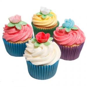 12 Pretty Mixed Colour Roses with Leaves 12 Pretty Mixed Colour Roses with Leaves picture