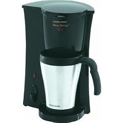 Applica/Black & Decker DCM18S Black & Decker Brew N' Go Personal Coffeemaker With Travel Mug