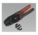 Sealey AK3857 - Ratchet Crimping Tool Interchangeable Jaws
