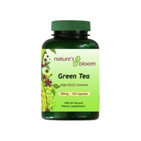 Nature's Bloom Green Tea Capsules 300mg (120 count)