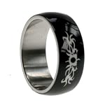 316L Stainless Steel Ring Width: 8mm