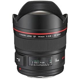 Canon 14mm f/2.8L II EF USM Ultra-Wide Angle Lens for Canon Digital SLR Cameras