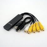 EasyCap 4 Channel USB 2.0 DVR Video Audio CCTV Capture Adapter