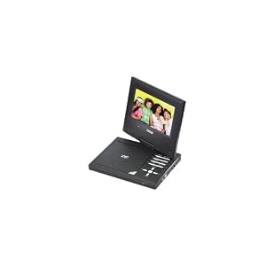NAXA 9 TFT LCD Swivel Screen Portable DVD Player with Built-in Digital TV Tuner and USB SD... 