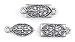 Beyond Beautiful Marcasite Findings & Pendants-8x16mm Marquis Mag. Sat. Ant. Sil. 1/pkg