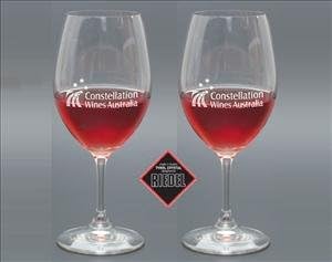 ANEDesigns Engraved Riedel Ouverture Red Wine Glass