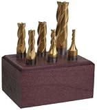 Cleveland 8743721/8743727 6pc 1/8-1/2 Usa Cob 4fl Sem Tin Set