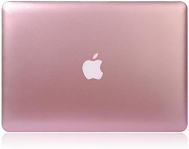 FCBB Metal Color Hard Protective Case Skin Cover Shell for Apple Macbook (Macbook Air 13 inch A1369 A1466, Pink)