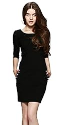 General Print Draped Spring 2015  Dress