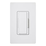 Lutron MAW600H-WH Electronics Maestro Duo Dimmer, White single pole switch