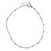 Sterling Silver Ball and Chain Anklet