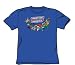 Search : The Justice League Here They Come Adult S/S T-shirt in Royal by DC Comics