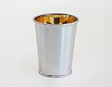 Becher Konus H 9 cm innenvergoldet, Sterlingsilber, Echtsilber, Silber 925