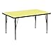Flash Furniture 36"x72" Rectangular Preschool Daycare Kids Learning Play Activity Table - Yellow