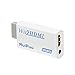 Wii to HDMI Converter Output Video Audio Adapter, with 3.5mm Audio Video Output Supports All Wii Display Modes, Best Compatibility and Stability for Nintendo (Wii to HDMI)