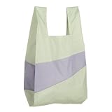 ザ・ニューショッピングバッグ byスーザンベル PISTACHIO&times;PURPLE Lサイズ エコバッグ