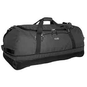 Travelers Club Duffel Bag - Black/ Red
