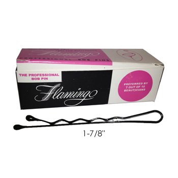 Flamingo Bobby Pins - Black 1 lb.