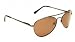 Ladies Retro Designer Fashion Aviator Metal Sunglasses with Polarized Lens - Gunmetal Frame