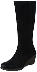 Ecco ADORA 232543, Damen Fashion Stiefel, Schwarz (Black/ Nubukleder 02001), EU 41