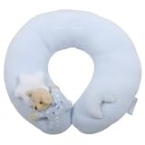 Tuc tuc Blue Baby and Toddler Neck Support Pillow. NeckSaver. Moon & Stars Collection.