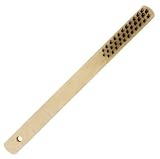 まとめ買い 10個セット「ストロングツール(Strong TooL) 木柄ワイヤーブラシ 3行 焼入鋼線 11803」
