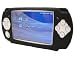 (4 in 1 Bundle) Sony PSP Slim Silicone Skin Cover for NEW Sony PSP Slim Only + Screen Protector for PSP Slim + Car Charger for Sony Playstation Sp Slim + Travel Charger for PSP Slim Game Console (Black)