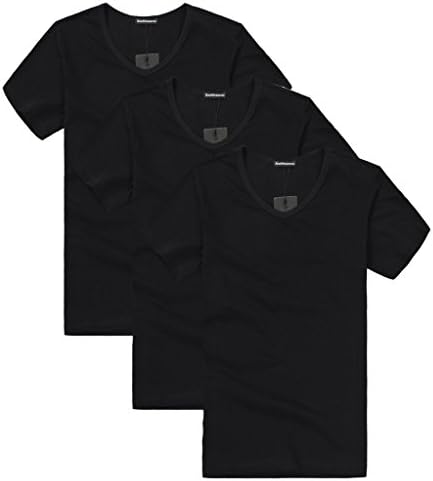 Yunyixiu Men's 3-Pack V-Neck Undershirts