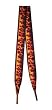 Foot Galaxy 54" Black with Fire Printed Shoe Laces
