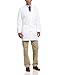 Landau Essentials Relaxed Fit 5-Pocket 4-Button Mid-Length Lab Coat for Men 3124