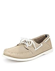 Blue Harbour Lace Up Canvas Deck Shoes
