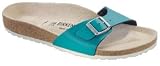 Birkenstock Sandal Madrid from Birko-Flor in aqua with a regular insole