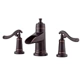 Price Pfister 049-YP1Y Ashfield Widespread Trough Lavatory Faucet with Pop-Up, Tuscan Bronze