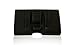 Horizontal Sideways Leather Belt Clip Case Cover Pouch Holster for Motorola Droid Turbo/Fits with Mophie Juice Pack