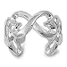 Sterling Silver Ring - Hearts - 10mm (Sizes 5-9)