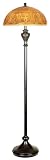 Glen Haven Collection Etched Glass Floor Lamp